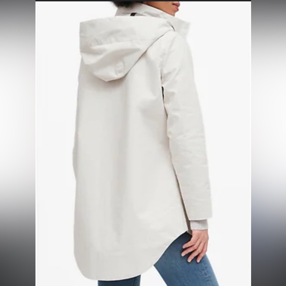 Banana Republic Water- resistant linen cotton blend rain coat, jacket size L - Picture 3 of 15